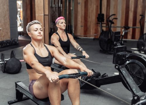 can rowing build muscle