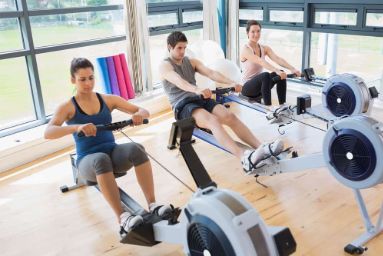 can a rowing machine reduce fat on your stomach?
