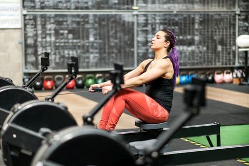 what is a good 500m row time?