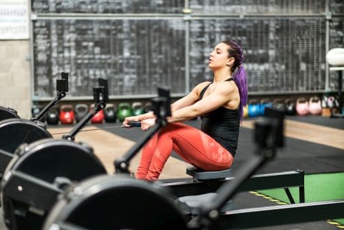 does a rowing machine burn belly fat?