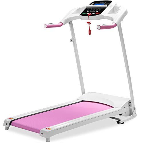 Best Choice Products 800W pink Portable Treadmill
