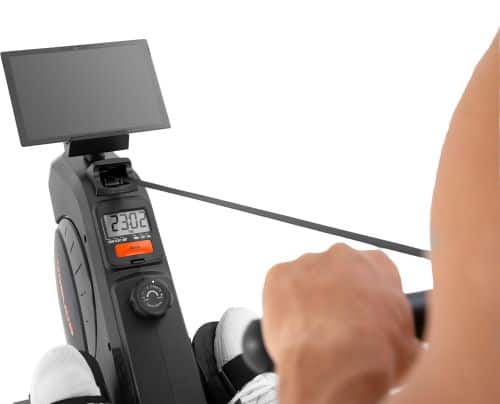 screen of Yosuda Magnetic Resistance Rowing Machine