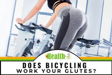 does bicycling work your glutes