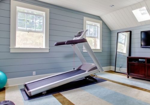 sample of how you can you put a treadmill on the second floor